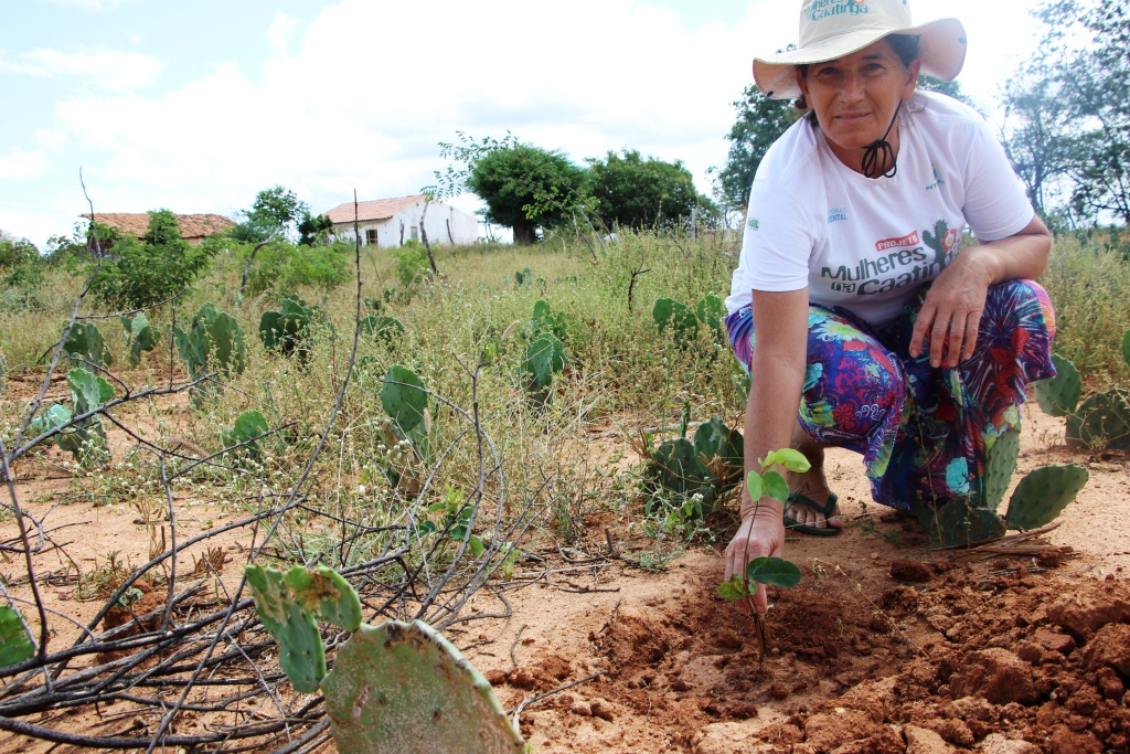 Participante do Projeto Mulheres da Caatinga | Foto: arquivo Casa da Mulher do Nordeste
