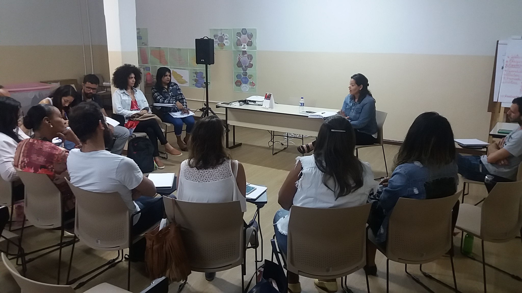 Apresentação dos jovens comunicadores em Jacobina (BA)