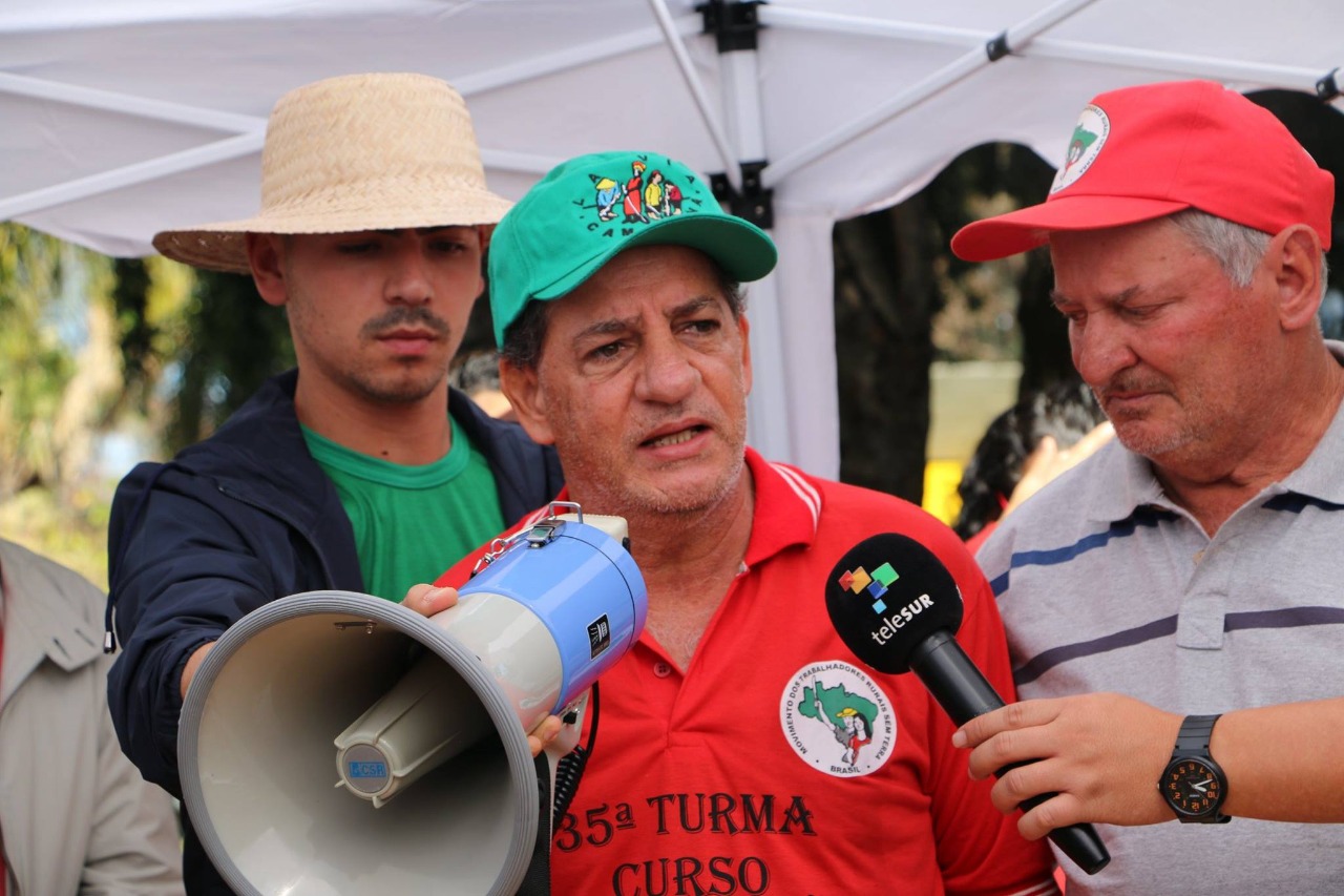 Jaime Amorim durante agenda da greve de fome | Foto: Arquivo MPA