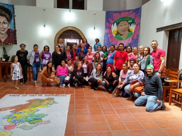 Participantes da oficina: agricultoras familiares que produzem alimentos saudáveis e vendem em feiras agroecológicas do território da Borborema, na Paraíba | Foto: Comunicação ASPTA