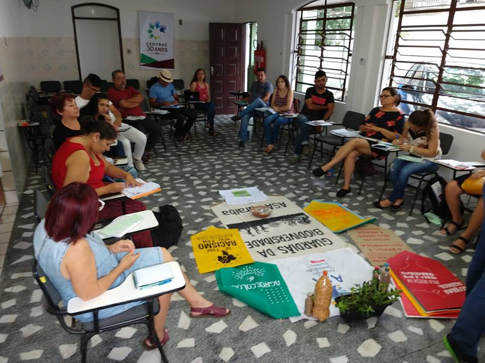 Um dos momentos preparatórios do evento que reúne guadiões e guardiãs de sementes da Paixão | Foto: Arquivo Patac