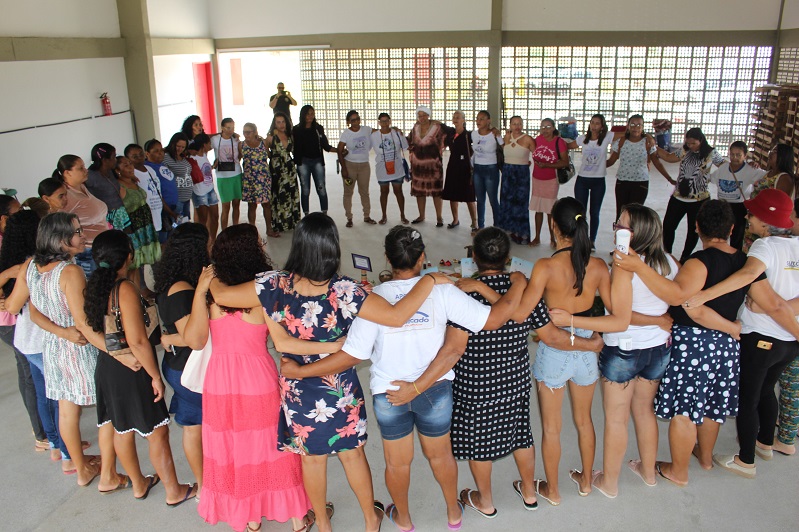 Inspiradas na Marcha das Margaridas, mais de 50 mulheres, em sua maioria trabalhadoras rurais participaram da Assembleia Regional da Rede Mulher | Foto: Comunicação da CPT Juazeiro