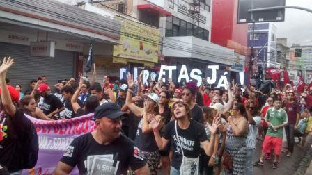 Ato público em Fortaleza | Foto: Amanda Sampaio