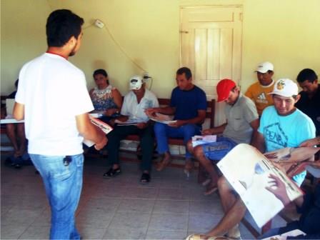 Formação realizada na segunda etapa do projeto. Foto acima é do Seminário de abertura. Foto: Arquivo Cáritas Crateús